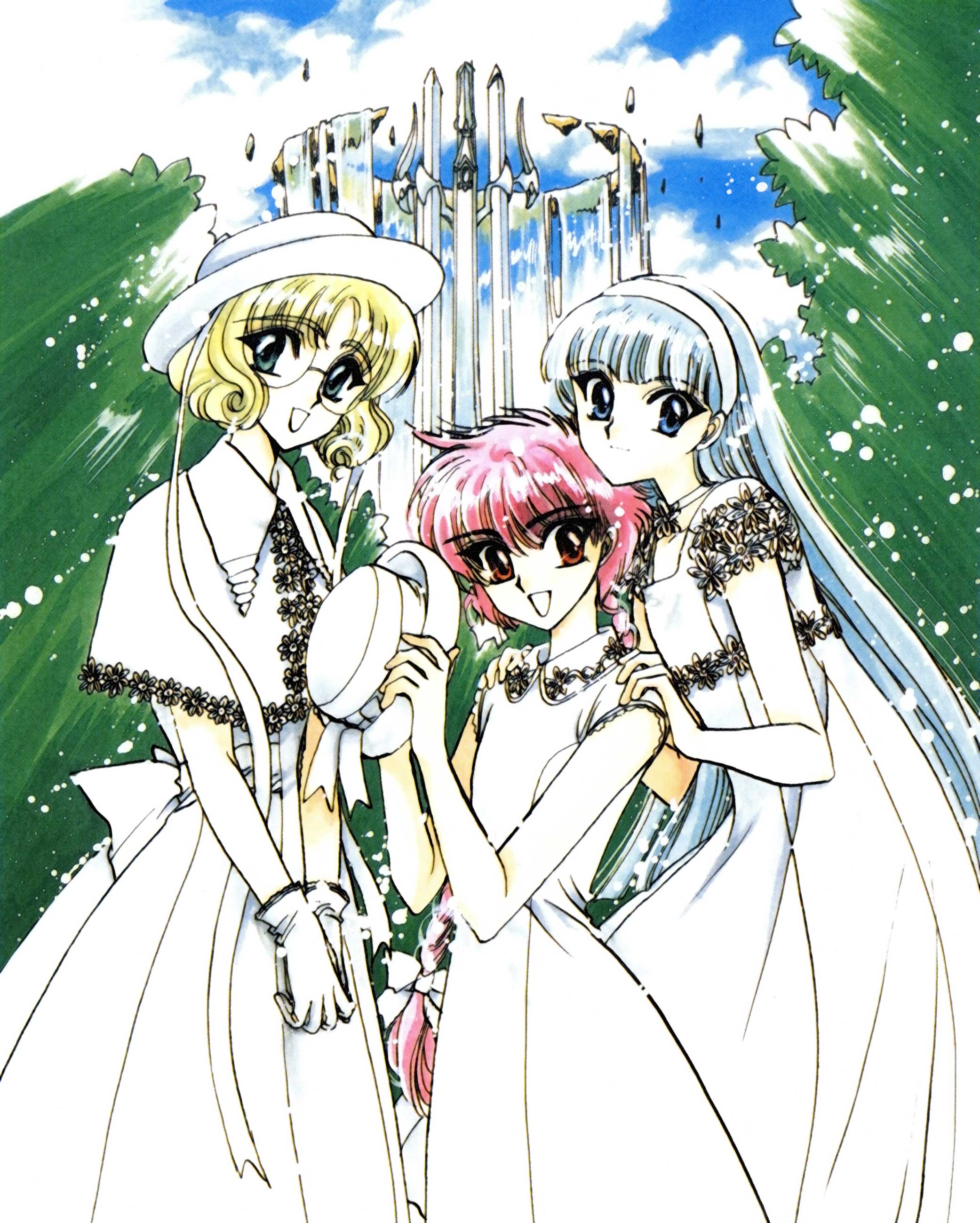 Clamp Magic Knight Rayearth Hououji Fuu Ryuuzaki Umi Shidou Hikaru 31601 Yandere 2925